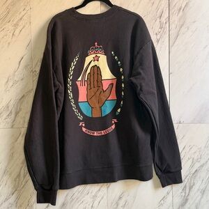 Union LA Know The Ledge Crewneck Long Sleeve Graphic Sweatshirt SZ L